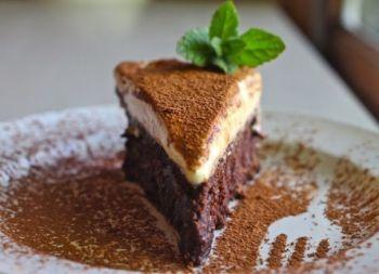 Рецепт трюфельного торта с муссом из белого шоколада